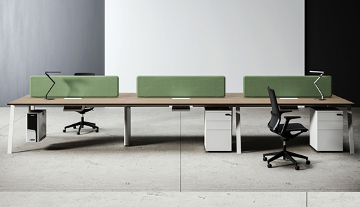 現(xiàn)代職員辦公桌【七】