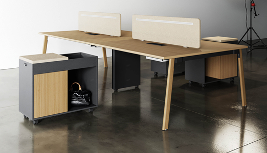 現(xiàn)代職員辦公桌【八】